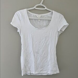 H&M Classic White Short Sleeve Tee